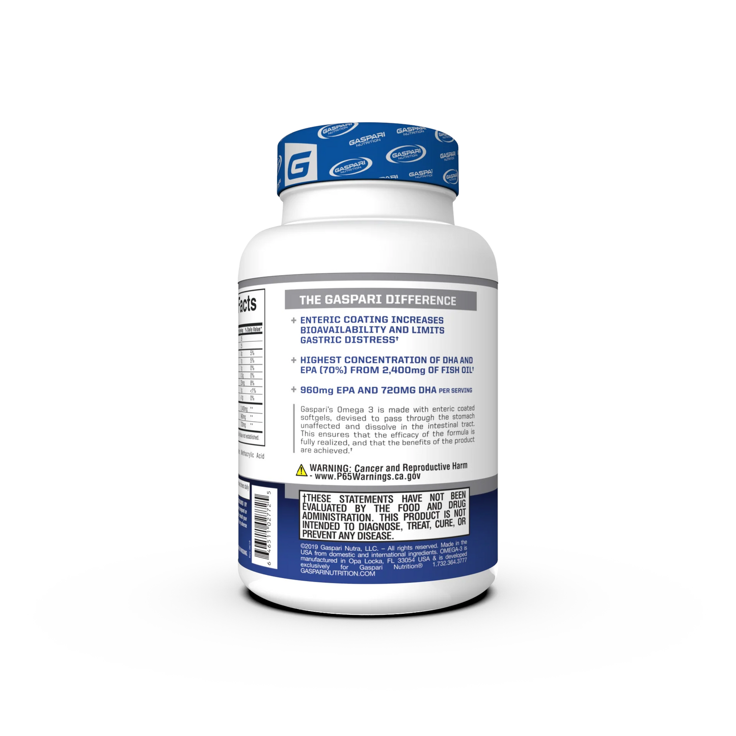 OMEGA-3 GASPARI 2400MG